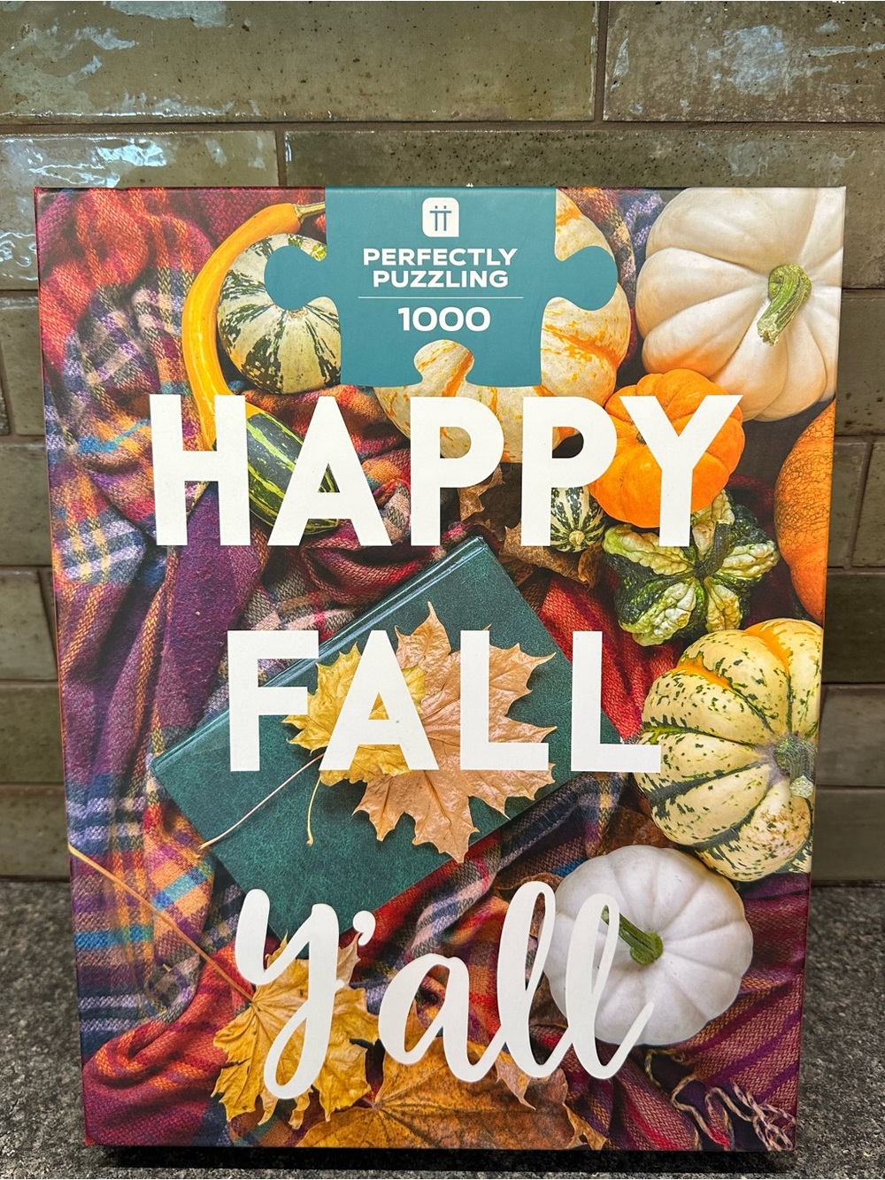 "Happy Fall Y'all" Autumn Jigsaw Puzzle 1000 Pieces